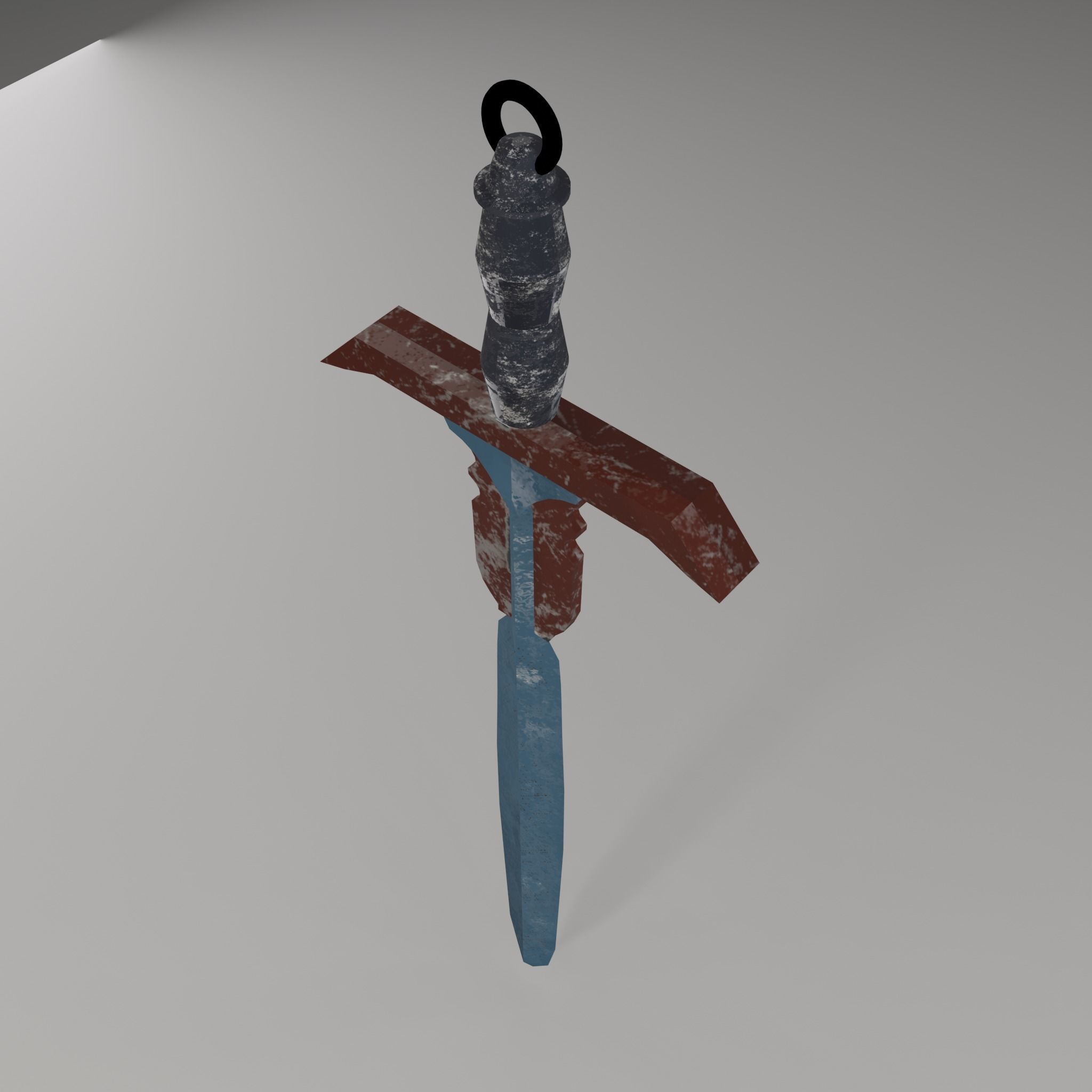 Stylized Sword Weapon PBR low-poly game ready Low-poly 3D model_2