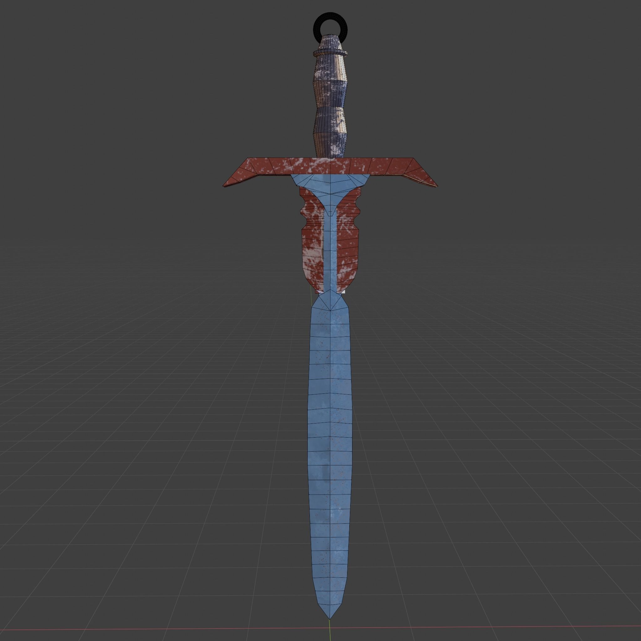 Stylized Sword Weapon PBR low-poly game ready Low-poly 3D model_7
