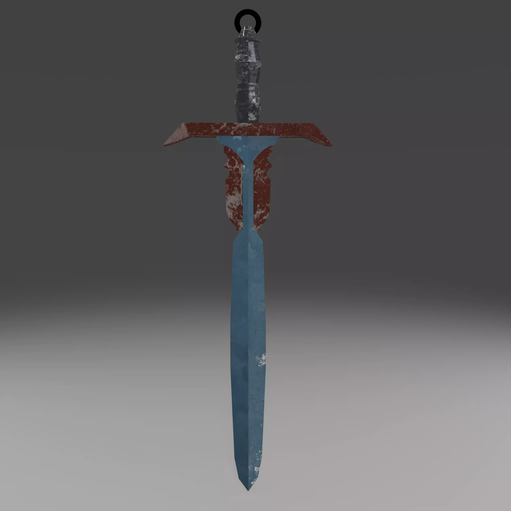 Stylized Sword Weapon PBR low-poly game ready Low-poly 3D model_0