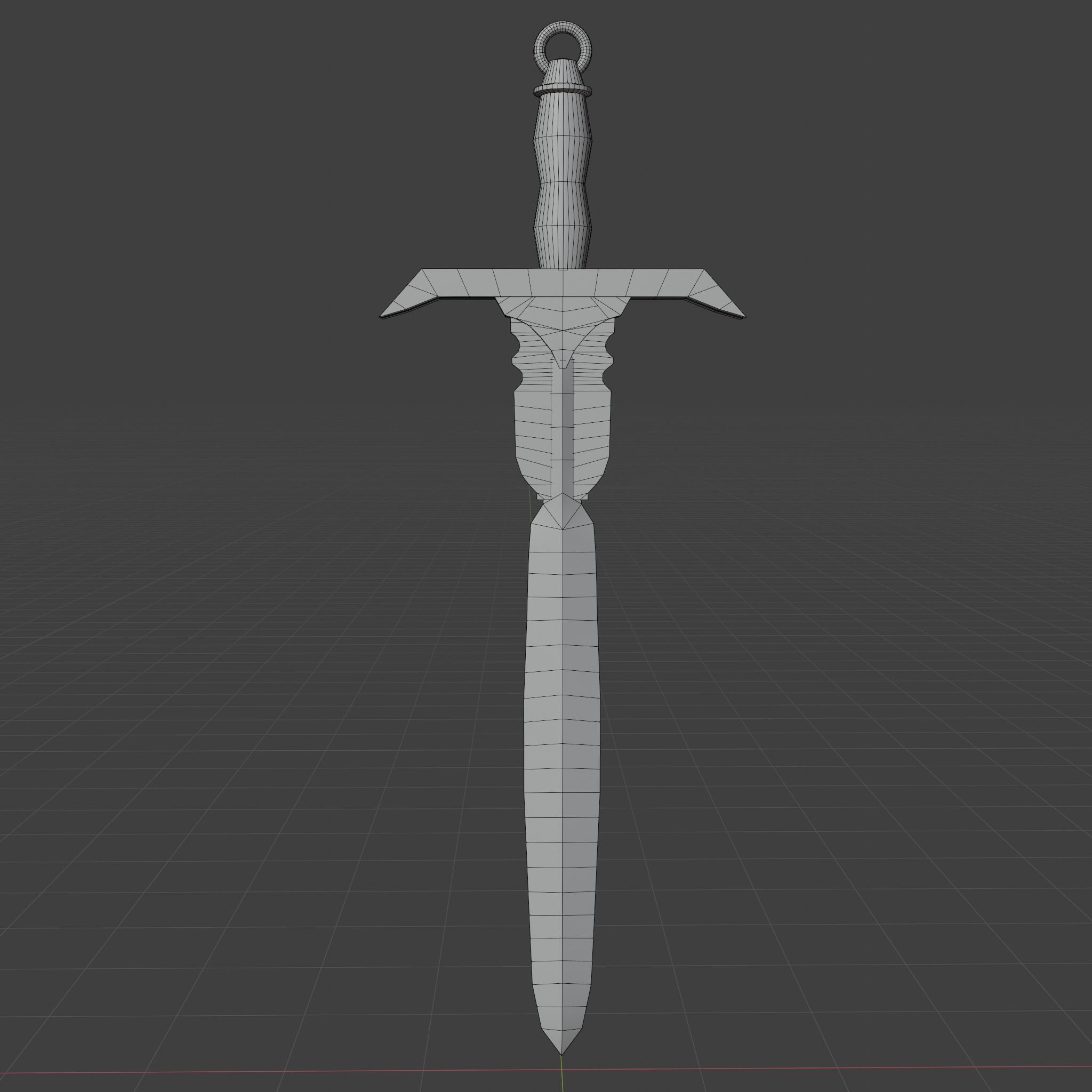 Stylized Sword Weapon PBR low-poly game ready Low-poly 3D model_6