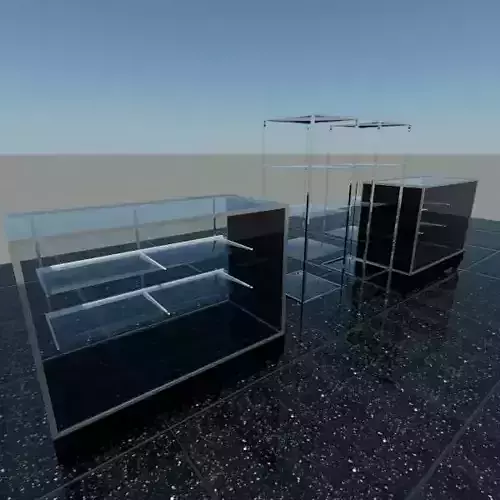 Set of 2 Showcases - Displays