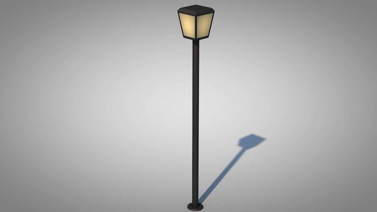 Street Lamp 3D model_1
