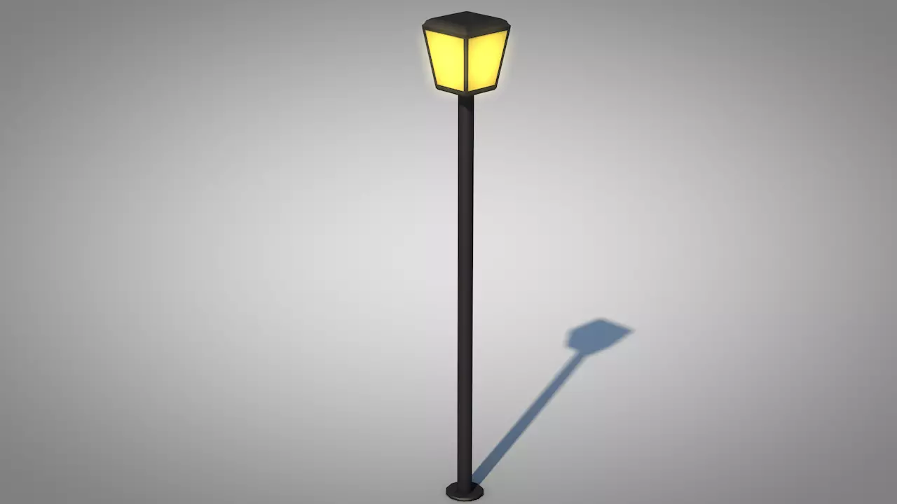 Street Lamp 3D model_0