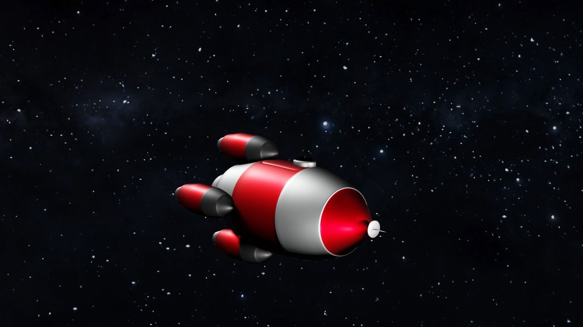 Rockets two 3D model_2