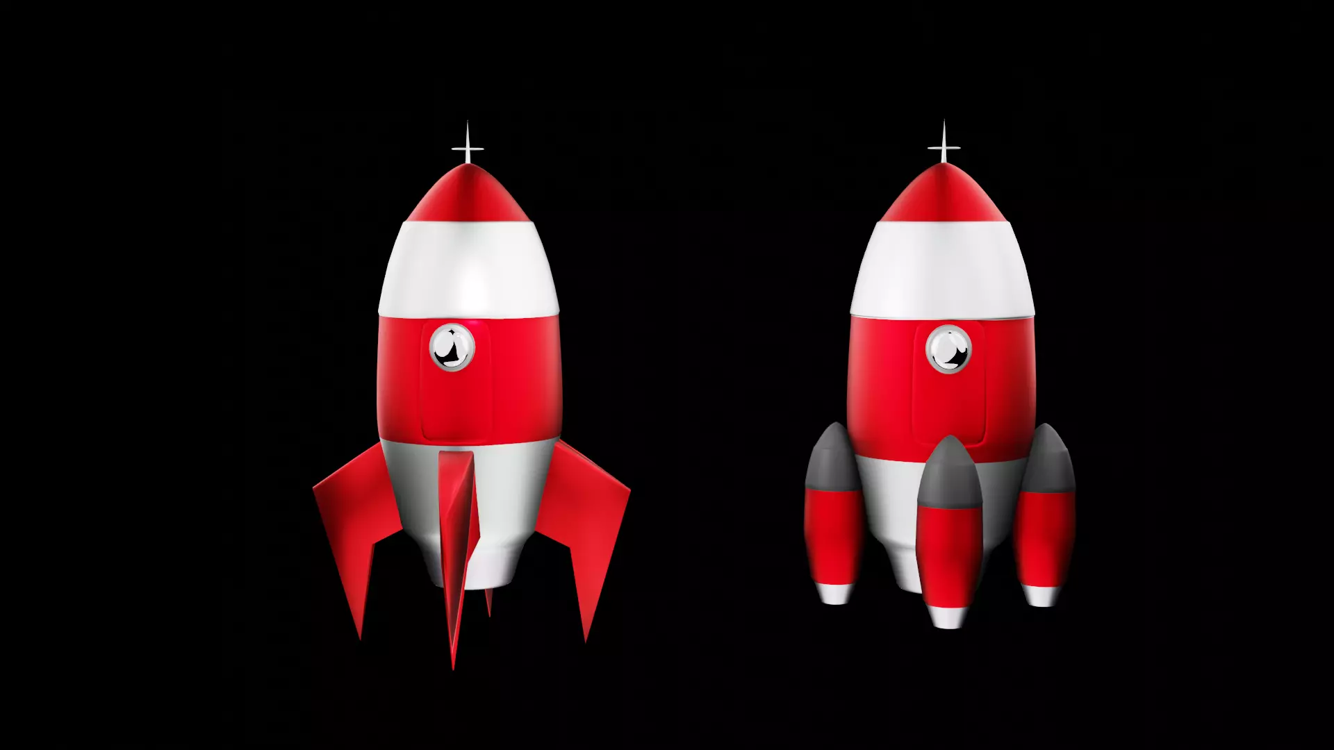 Rockets two 3D model_0