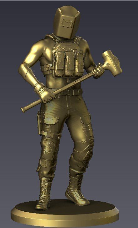 Escape From Tarkov Tagilla 3Dprint figure  3D print model_4