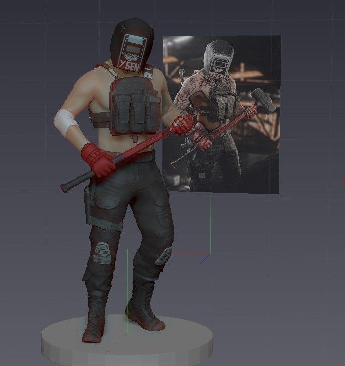 Escape From Tarkov Tagilla 3Dprint figure  3D print model_1