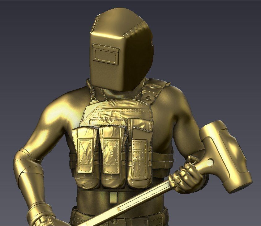 Escape From Tarkov Tagilla 3Dprint figure  3D print model_3