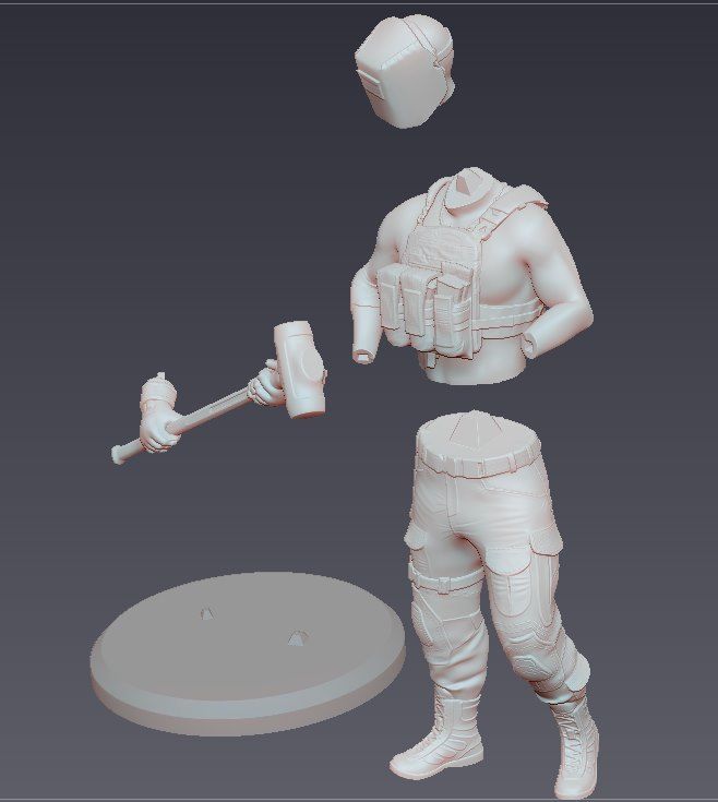 Escape From Tarkov Tagilla 3Dprint figure  3D print model_2