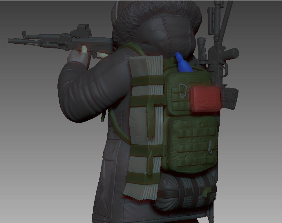Escape from Tarkov Shturman 3Dprint figuer  3D print model_2