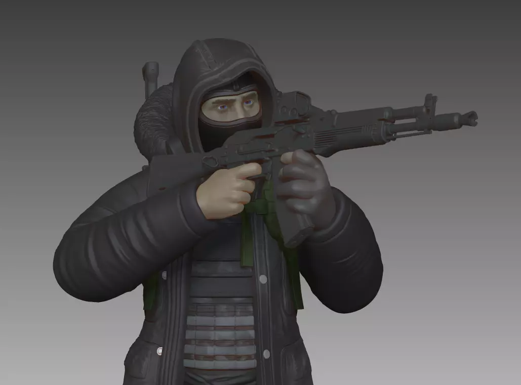 Escape from Tarkov Shturman 3Dprint figuer  3D print model_0