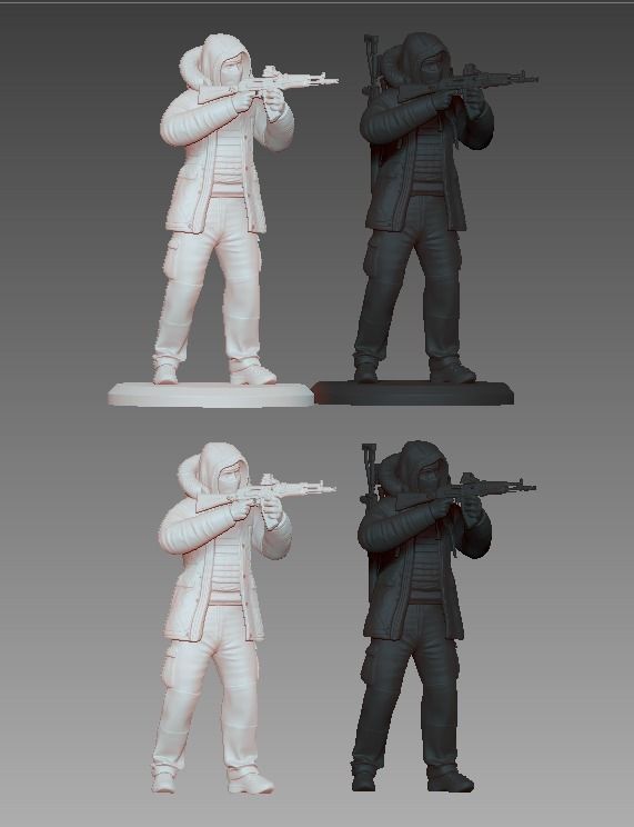 Escape from Tarkov Shturman 3Dprint figuer  3D print model_3