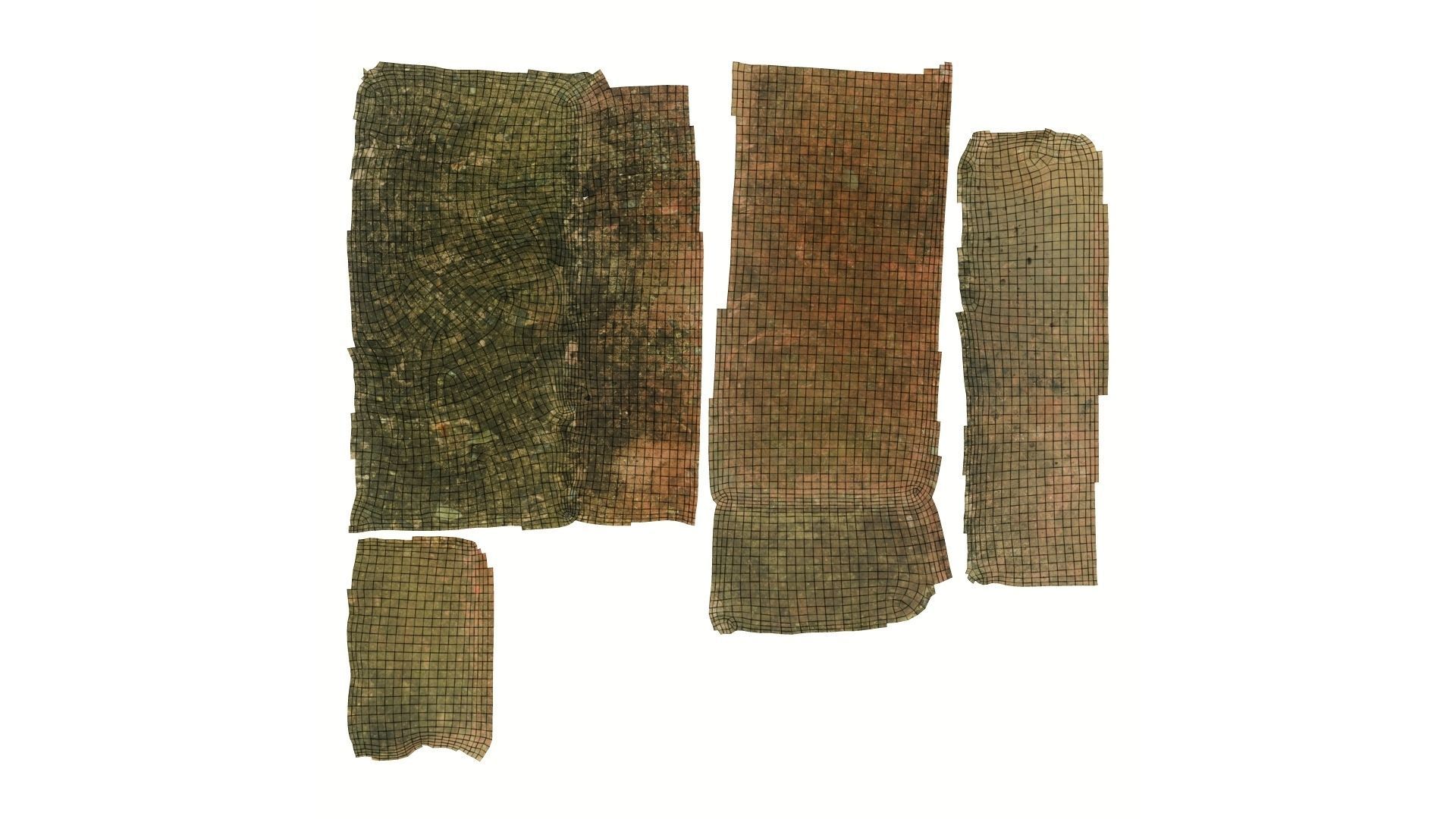 Old Clay Brick Raw Scanned 3D model_14