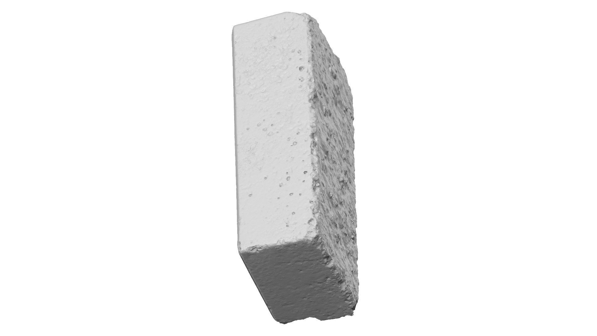 Old Clay Brick Raw Scanned 3D model_10