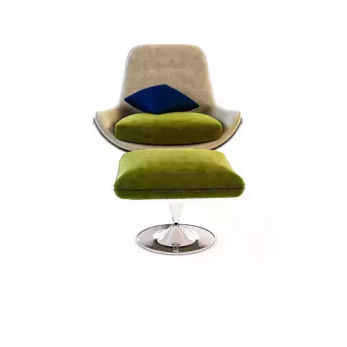 Dena Sessel chair-Modern Chair 3D model