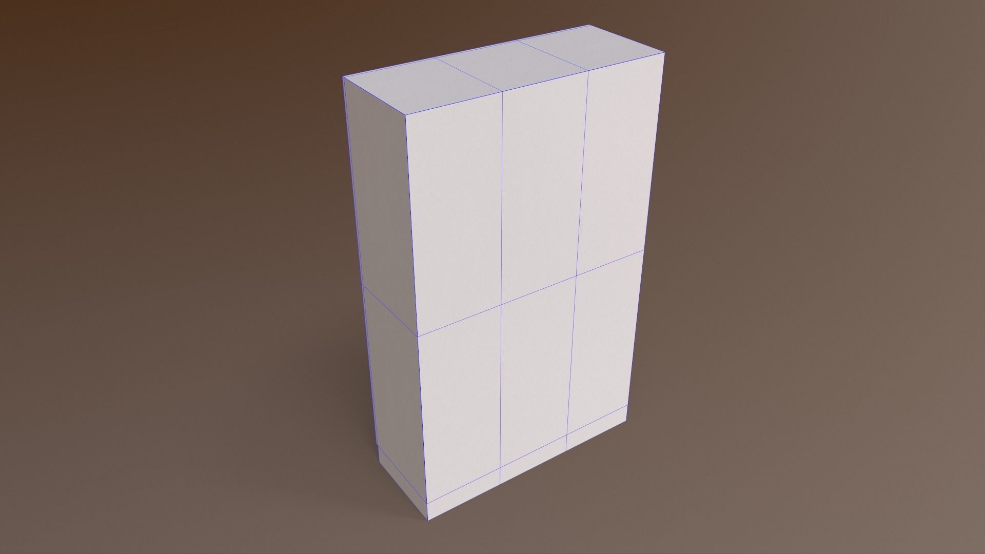 PBR School Gym Locker 05 - Blue Light Low-poly 3D model_26