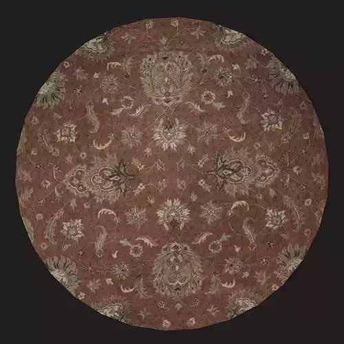 Medieval Round Tapestry Design Three