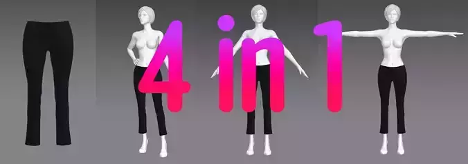 Woman Clothing 4 in 1 set43