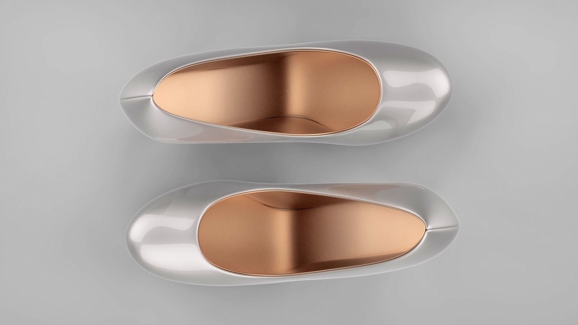 Beautiful stiletto heels with Platform 3D model_8