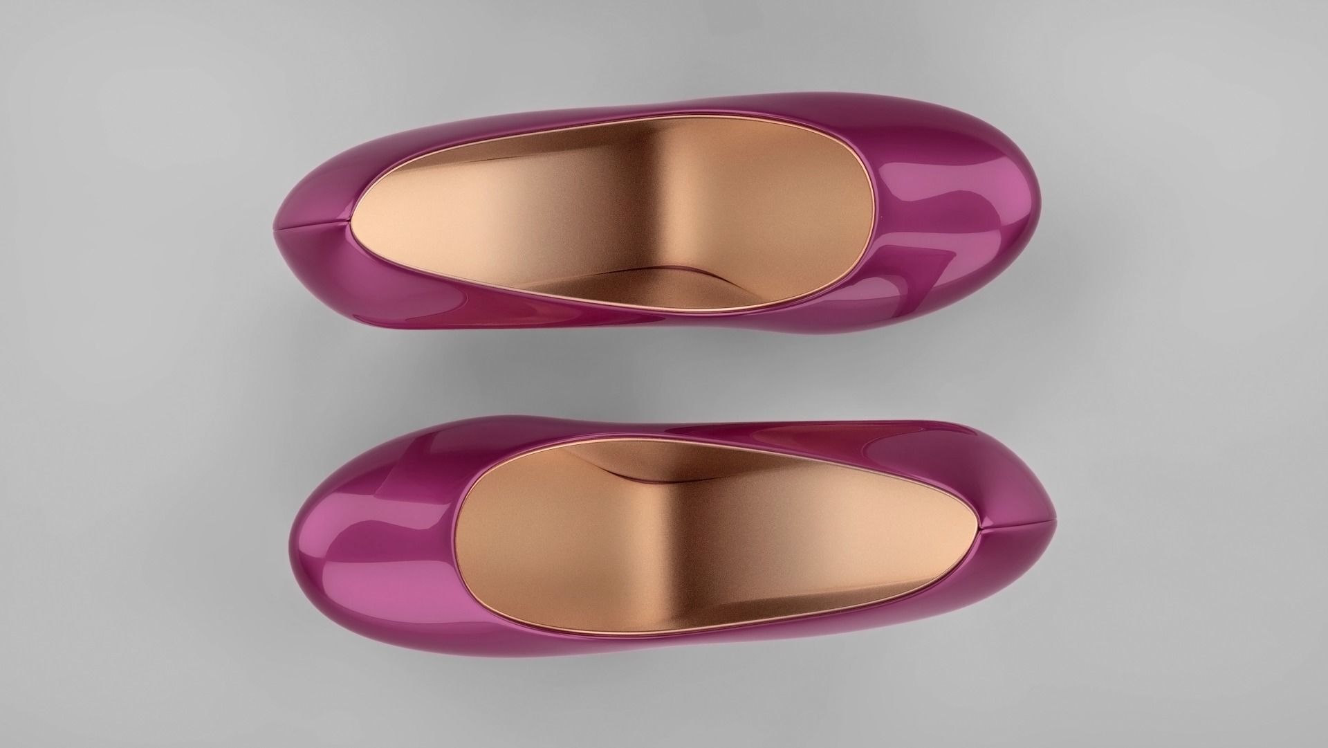 Beautiful stiletto heels with Platform 3D model_43