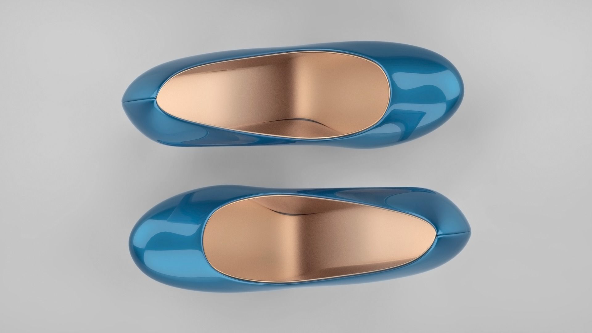 Beautiful stiletto heels with Platform 3D model_31