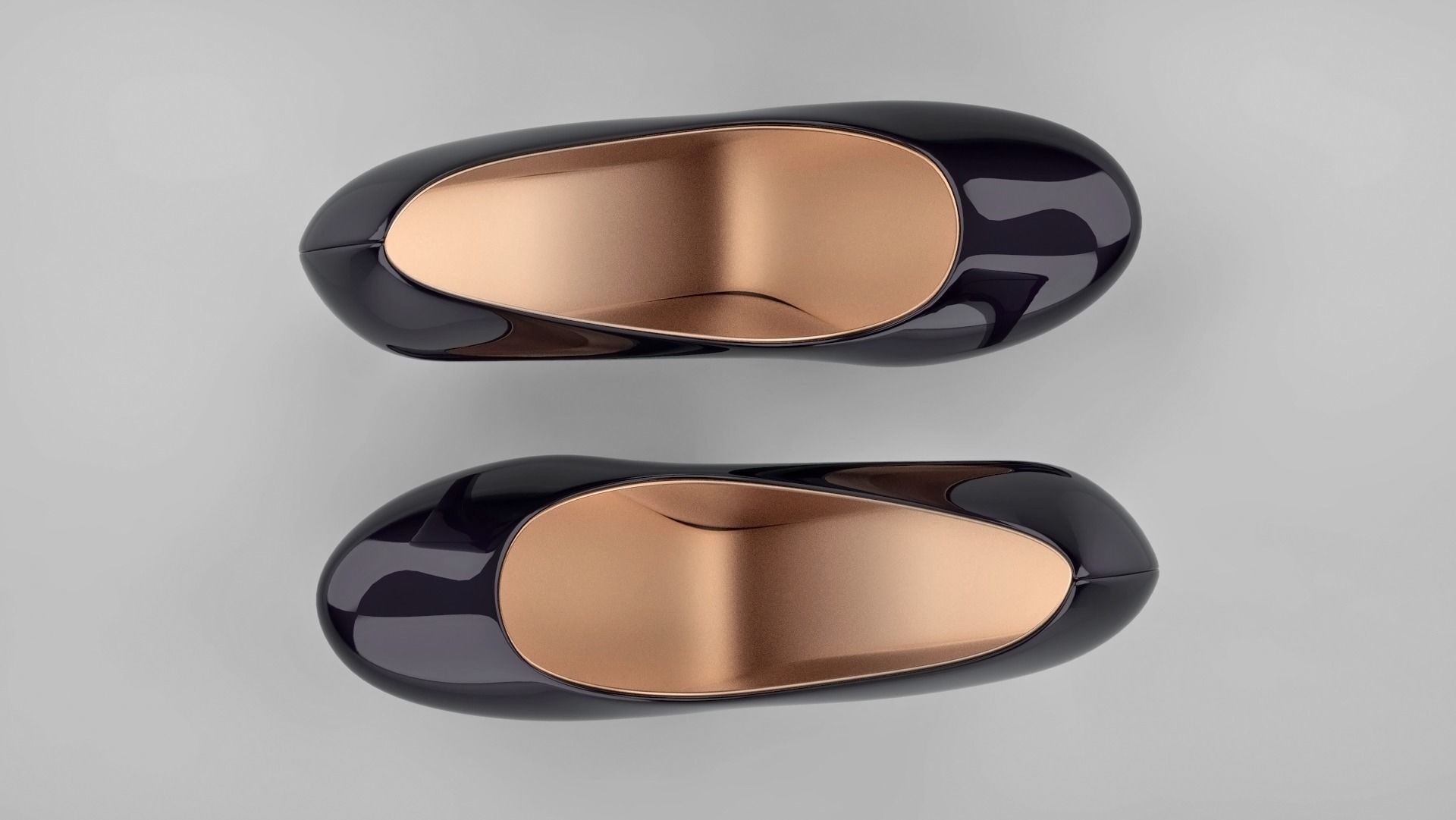 Beautiful stiletto heels with Platform 3D model_2