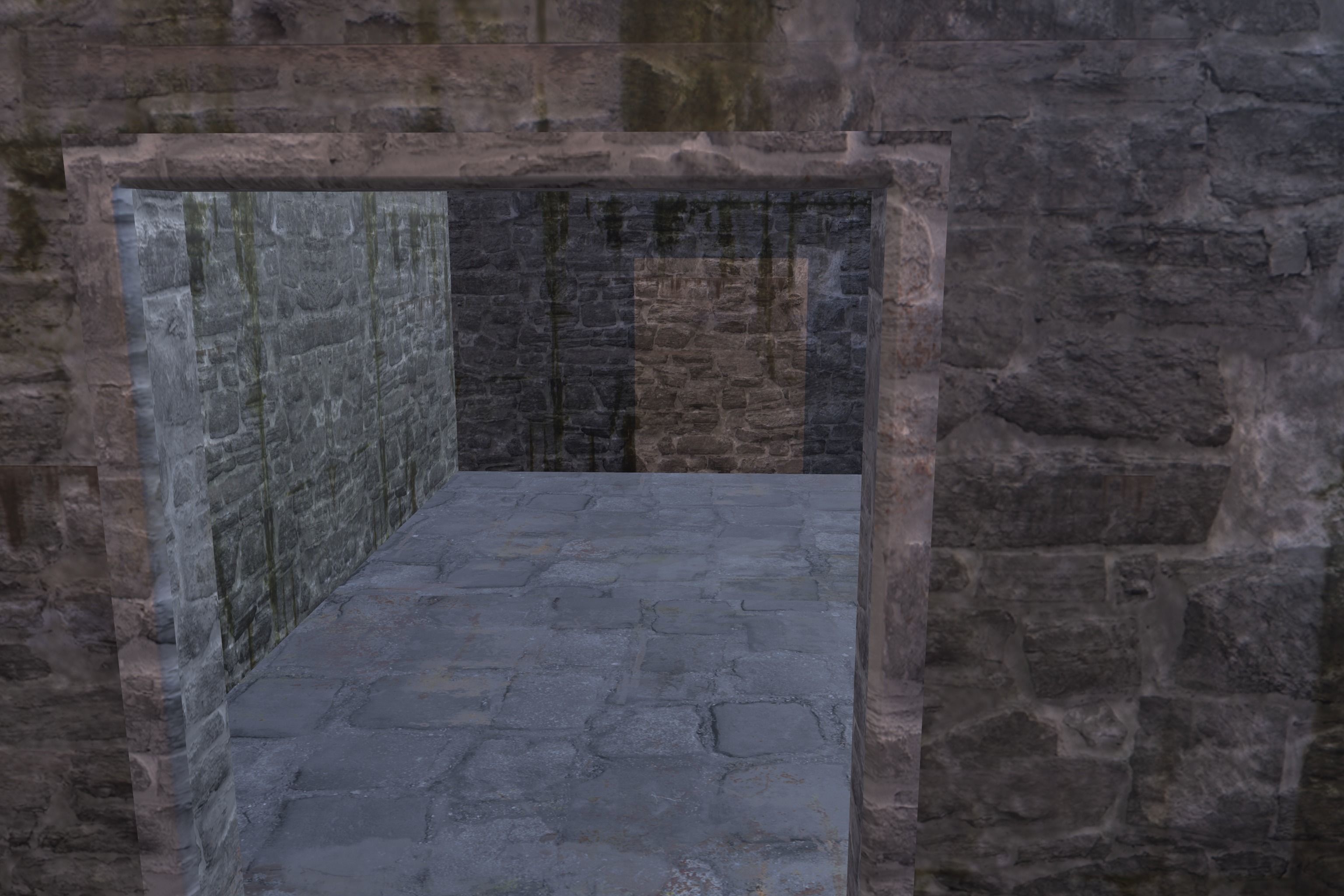 Building Old Low-poly 3D model_5