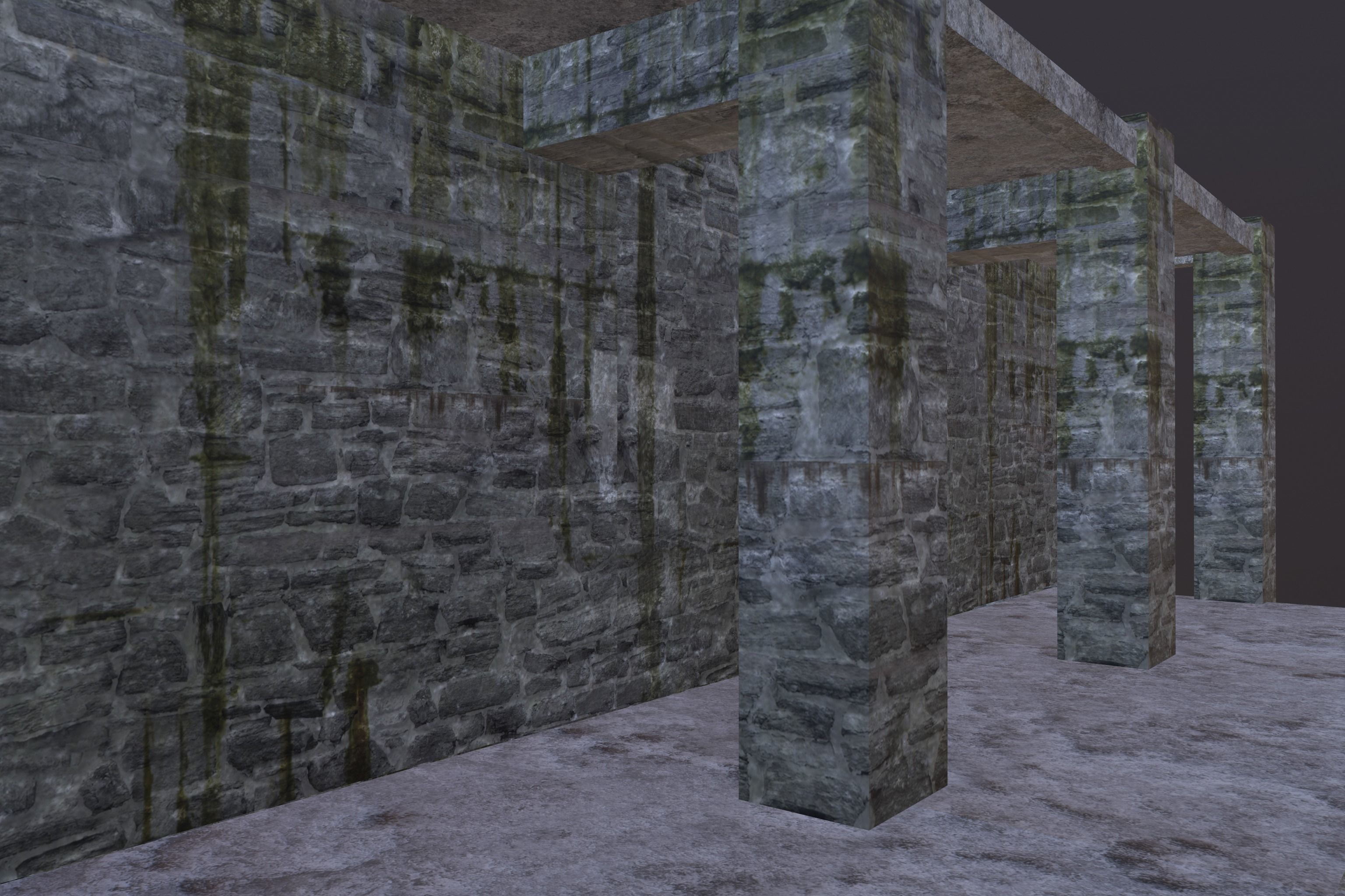 Building Old Low-poly 3D model_6