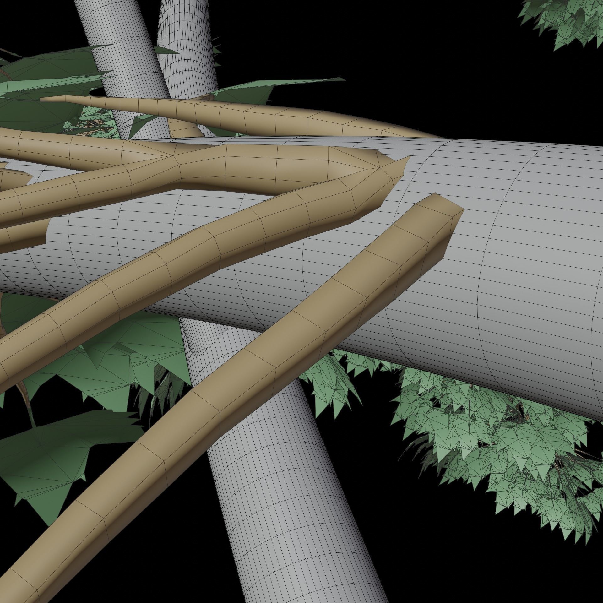 A Tree game-ready 3D model high-poly 3D model_7