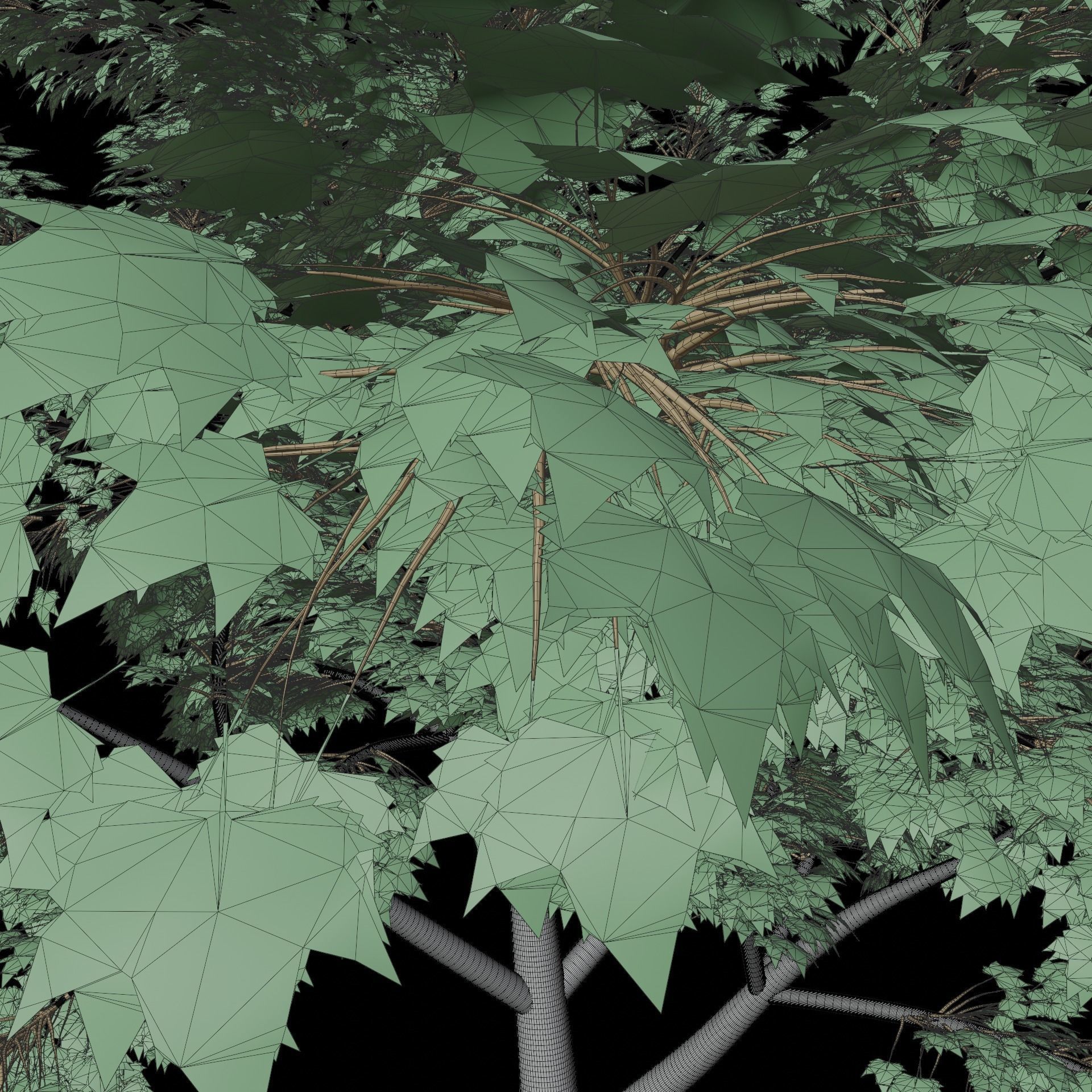 A Tree game-ready 3D model high-poly 3D model_6