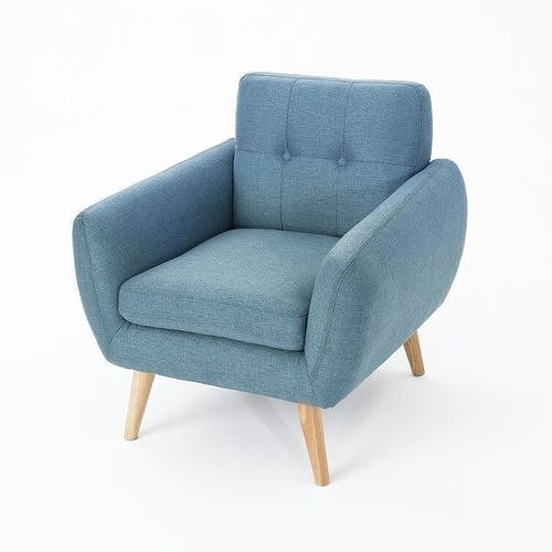 Minneola Wide Tufted Armchair 3D model 5