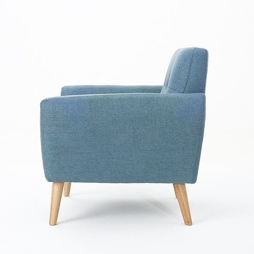Minneola Wide Tufted Armchair 3D model 4