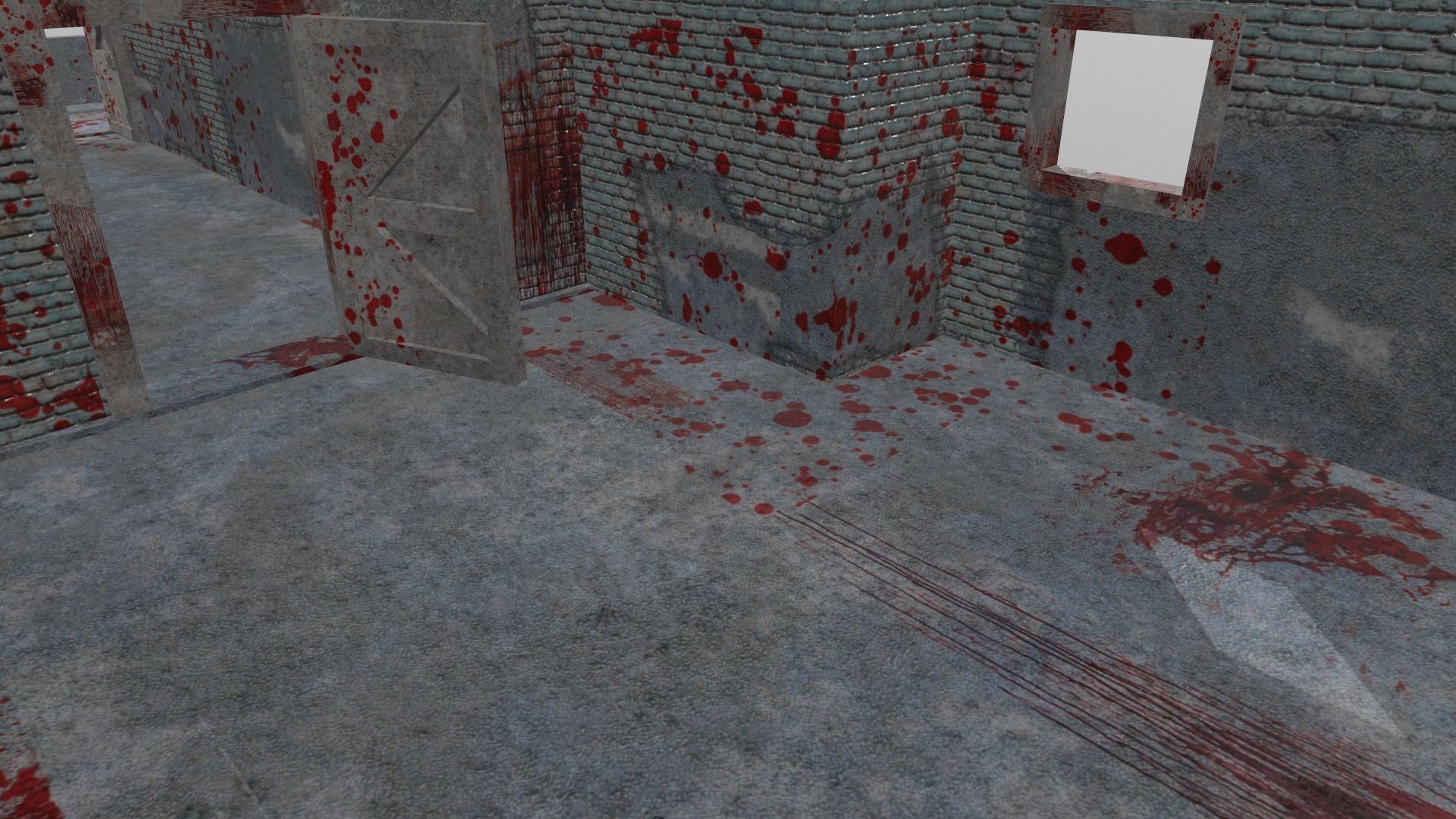 Building blood Low-poly 3D model_10