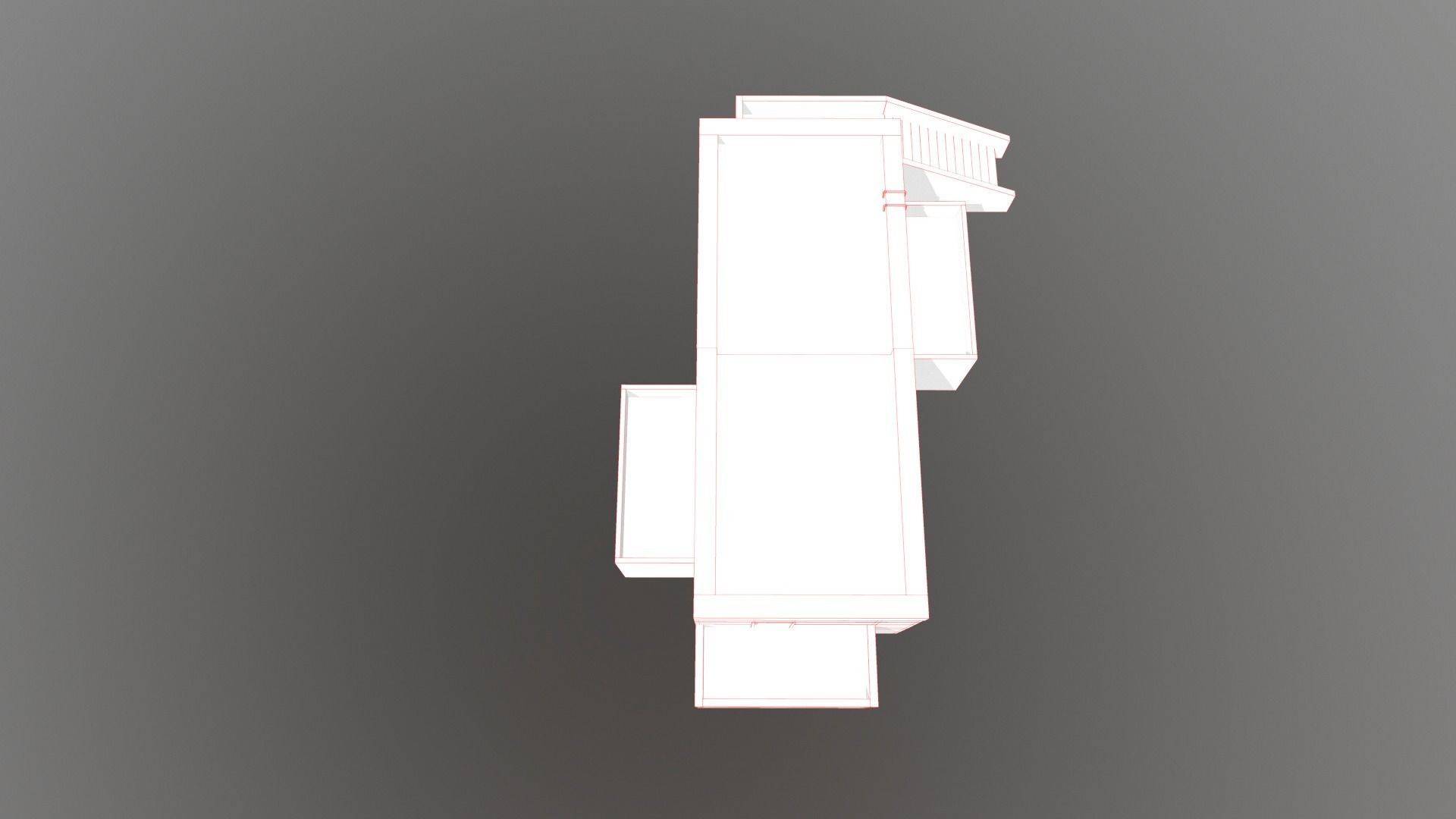 Building blood Low-poly 3D model_13