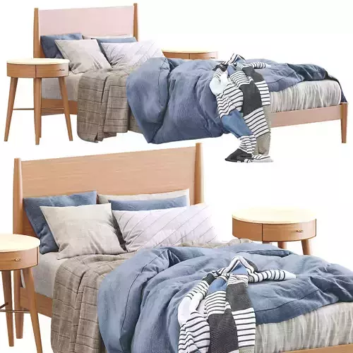 Mid-Century Bed By West Elm