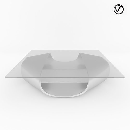 Reception table 3D model
