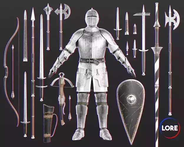 Medieval Collection Elegant Armory 
