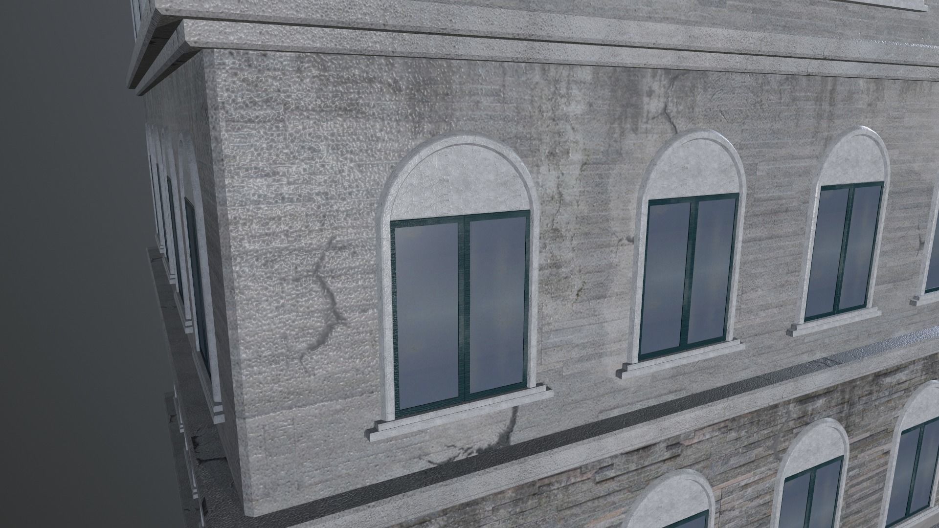 Building European v01 Low-poly 3D model_10