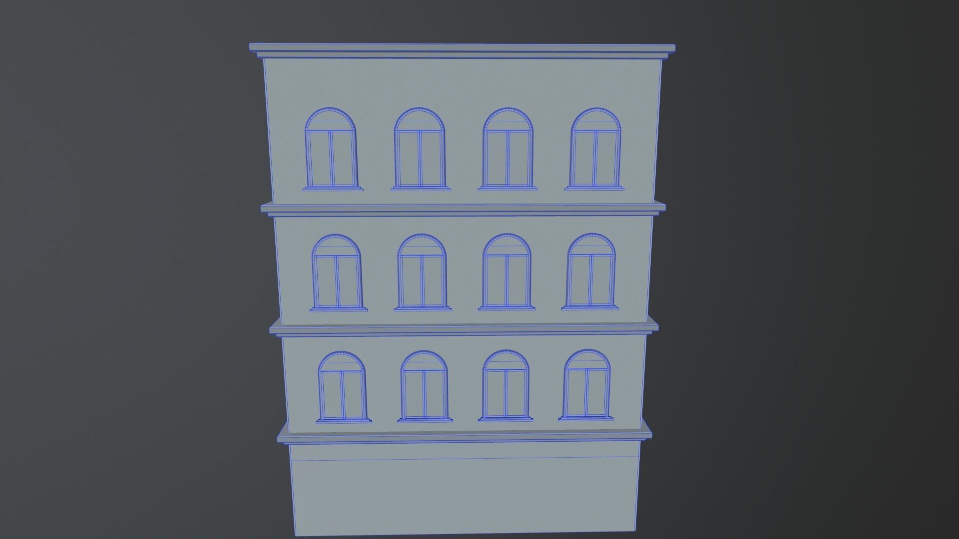 Building European v01 Low-poly 3D model_15