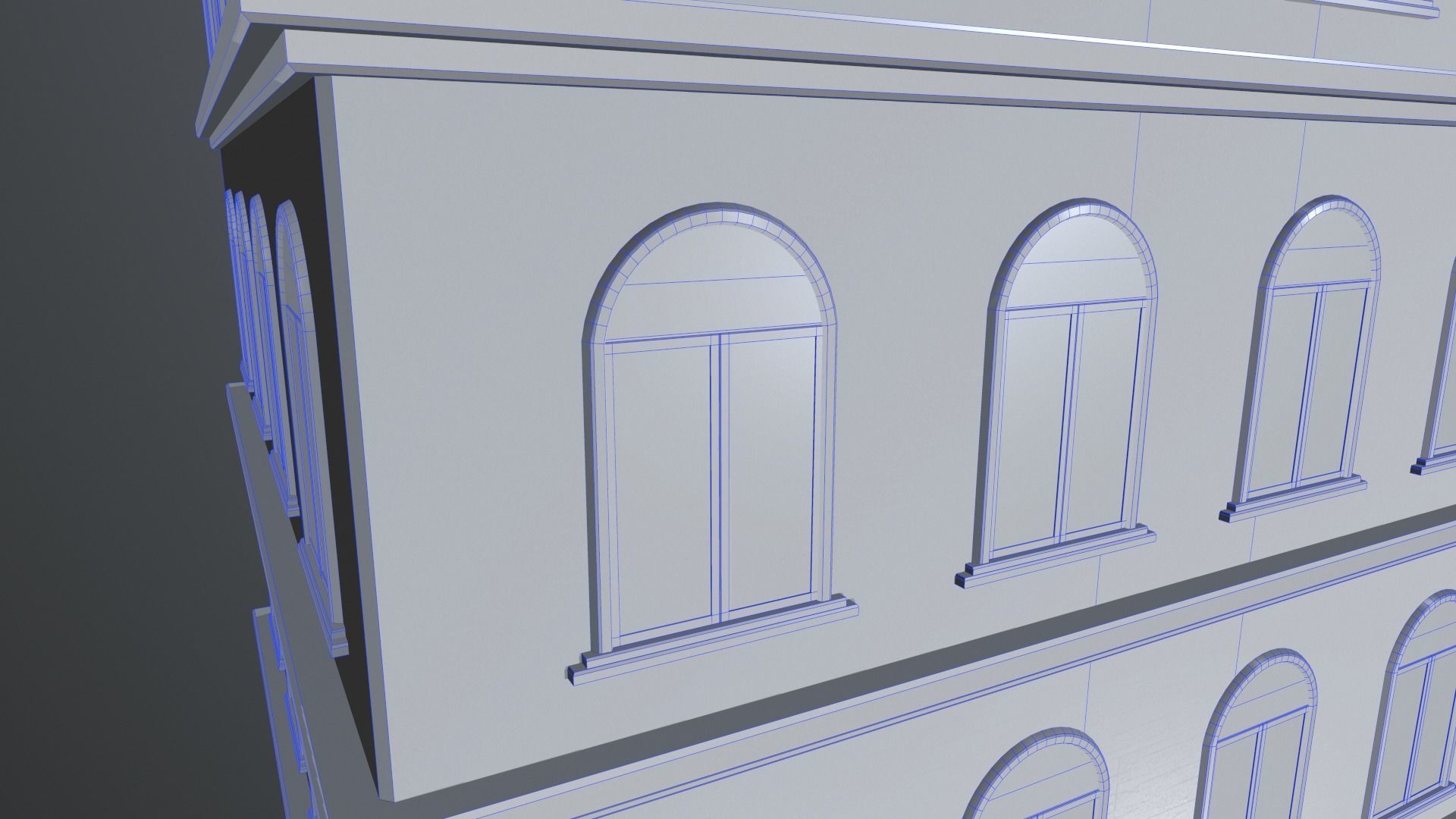 Building European v01 Low-poly 3D model_11