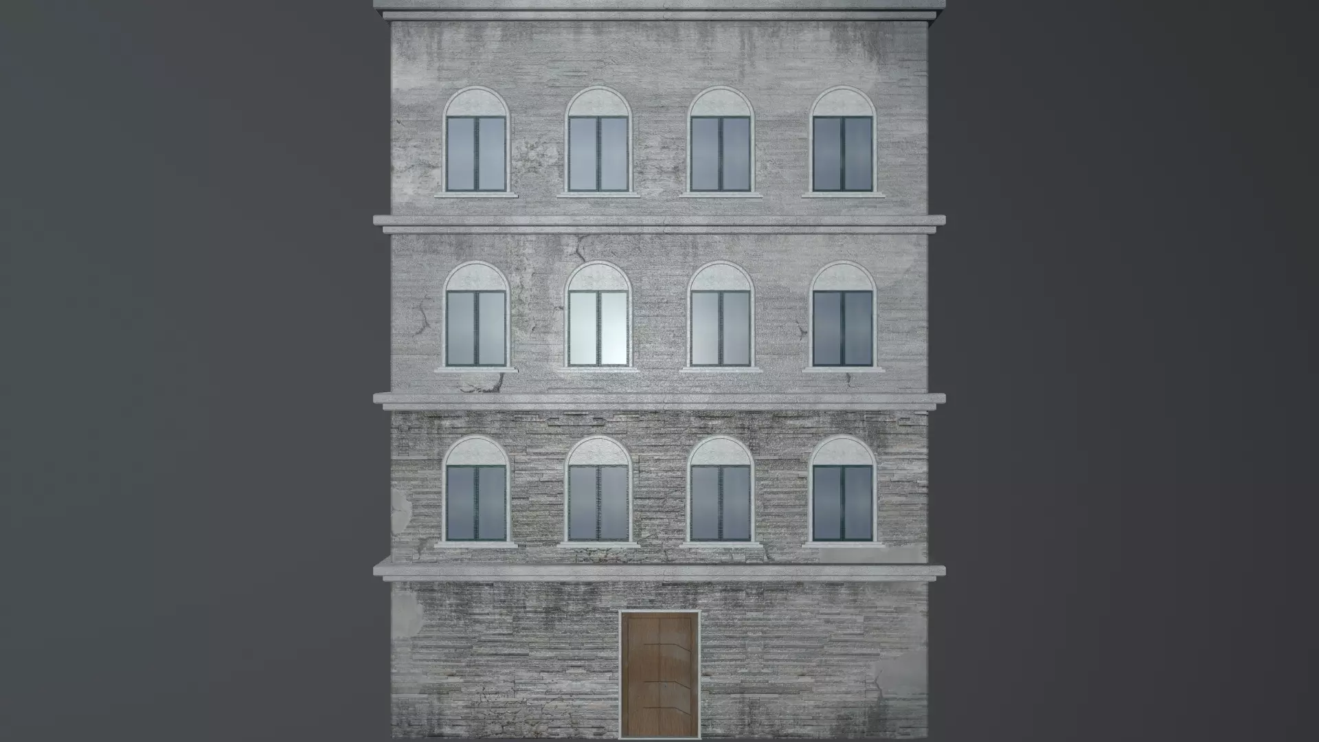 Building European v01 Low-poly 3D model_0