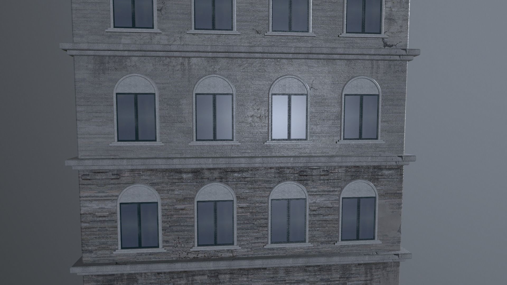 Building European v01 Low-poly 3D model_7