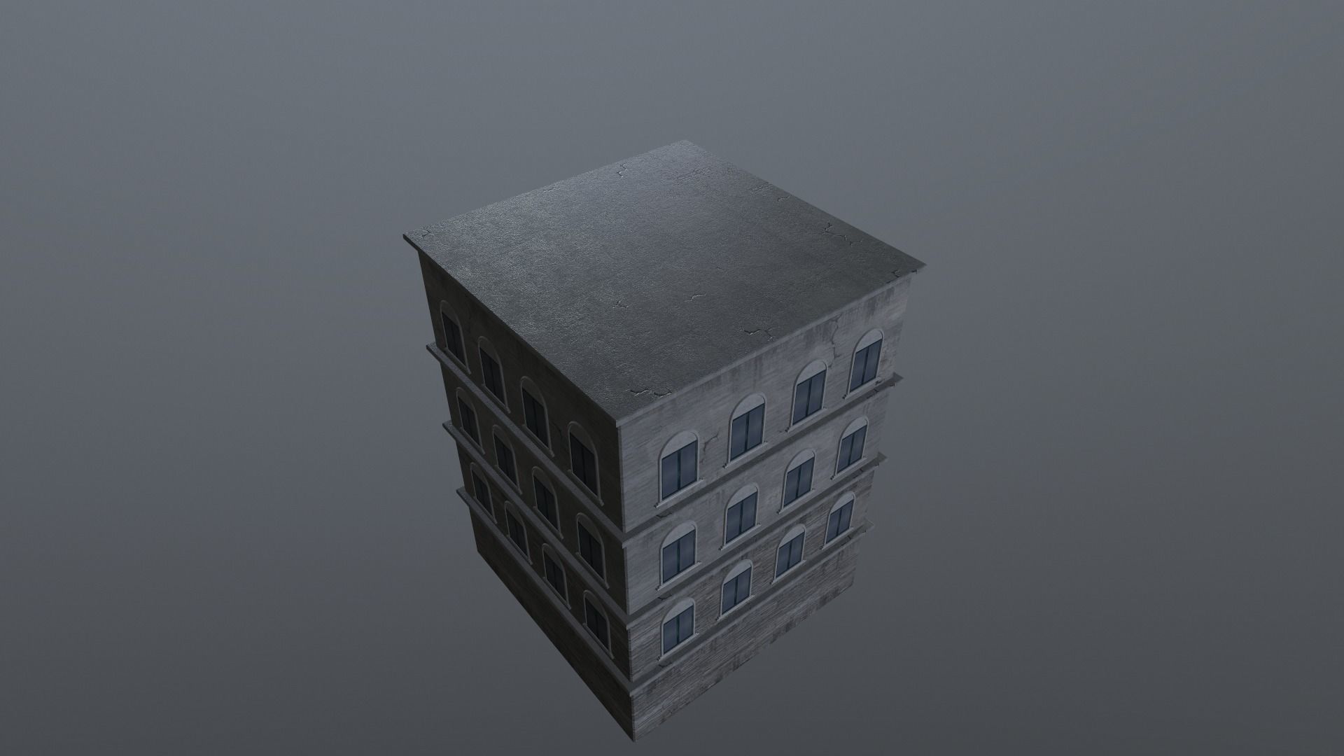 Building European v01 Low-poly 3D model_4