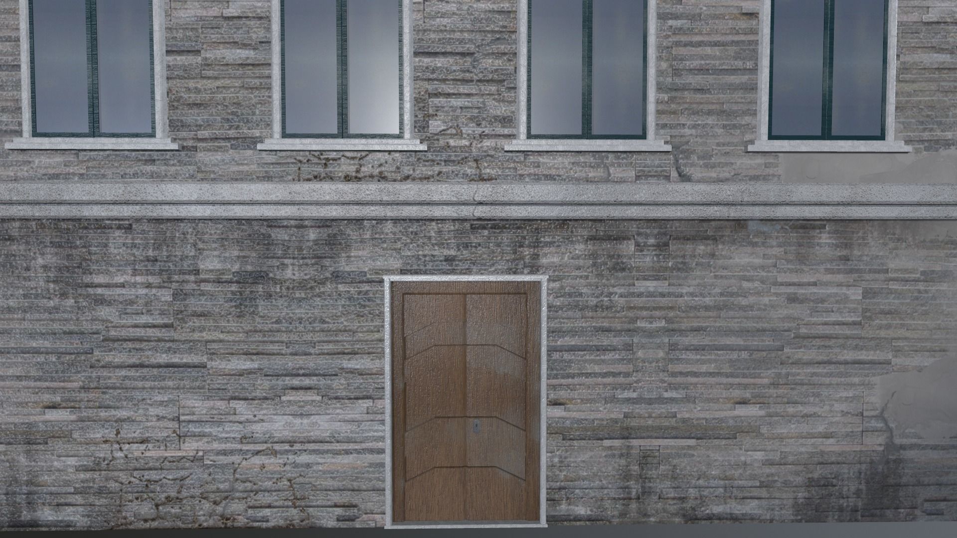 Building European v01 Low-poly 3D model_9