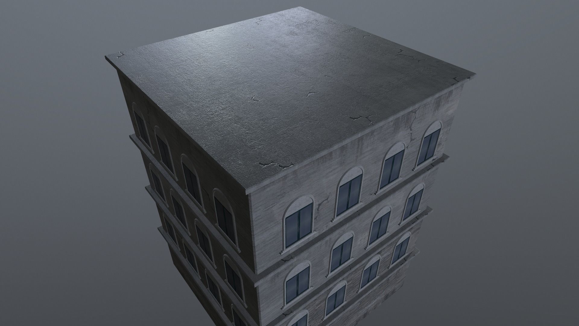 Building European v01 Low-poly 3D model_5
