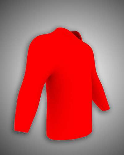 T Shirt long sleeved 3D model
