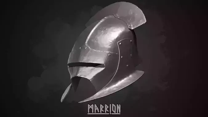 Uruk-hai Helmet LotR 3D print model