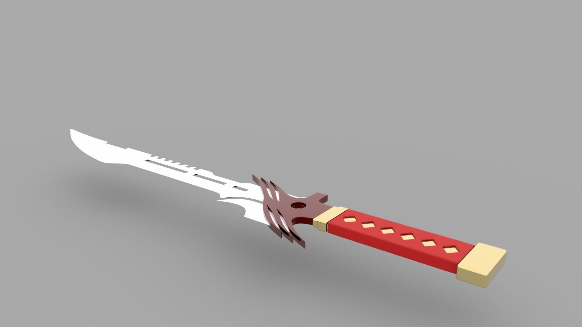 Knife Weapon  3D model_1