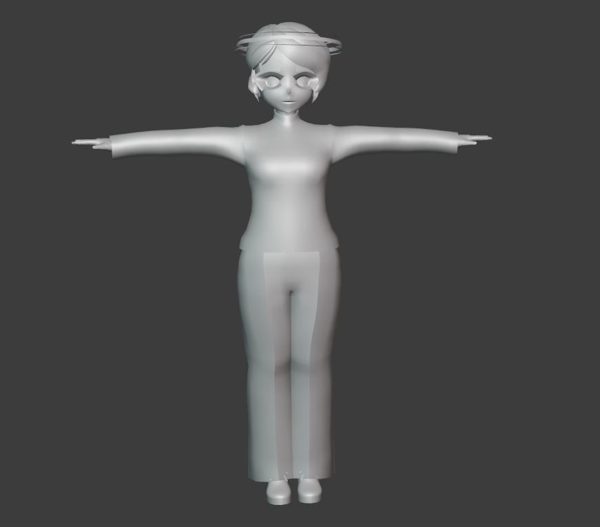 2 Cute Anime characters collection g7 Low-poly 3D model_26