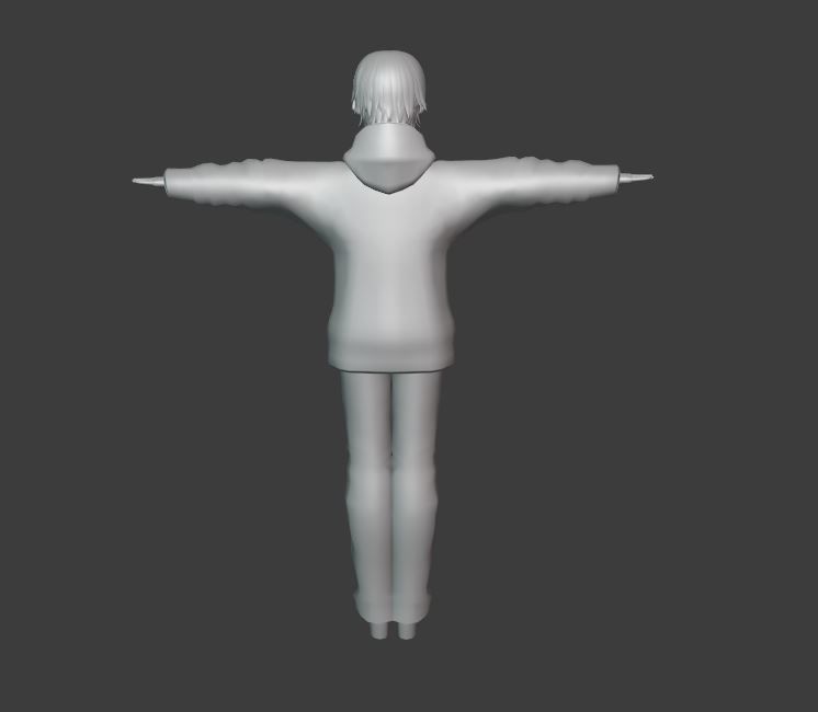 2 Cute Anime characters collection g7 Low-poly 3D model_19